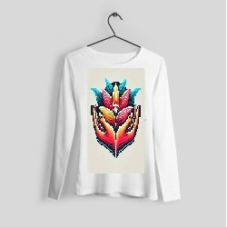 Pull imprimé Dama flower 1