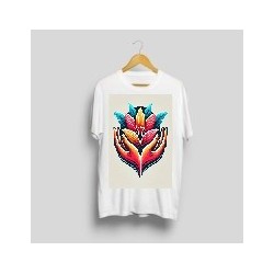 T-shirt imprimé Dama flower 1