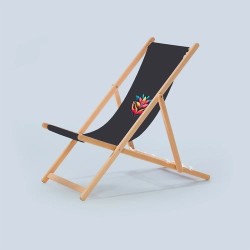 Chaise de plage en bois