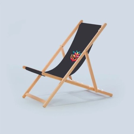 Chaise de plage en bois
