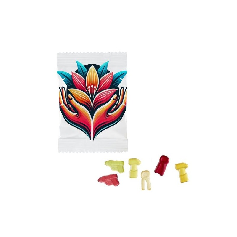 Bonbons gélifiés aux fruits – 250 unités