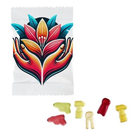 Bonbons gélifiés aux fruits – 250 unités