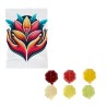 Bonbons gélifiés aux fruits en forme de trèfle – 250 unités