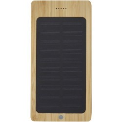 Batterie externe solaire en bambou Alata – 8 000 mAh