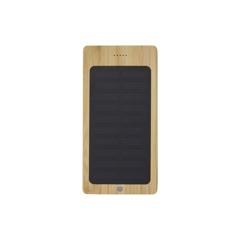 Batterie externe solaire en bambou Alata – 8 000 mAh