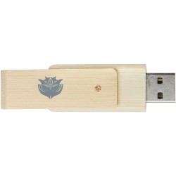 Clé USB rotative en bambou – 4 Go