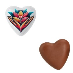 Chocolats en forme de cœur – 1000 unités
