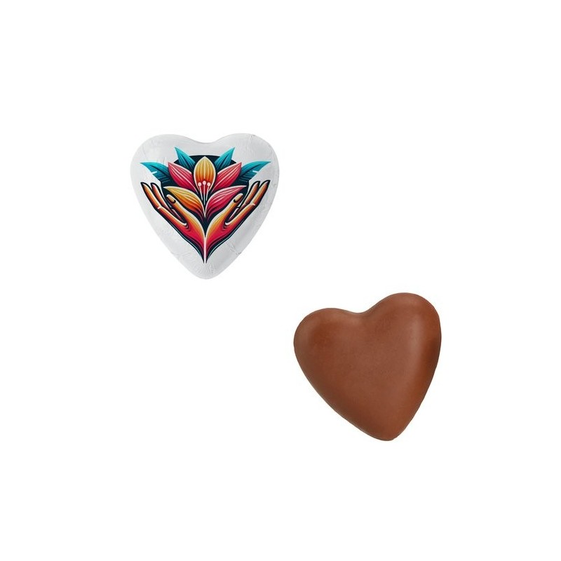 Chocolats en forme de cœur – 1000 unités