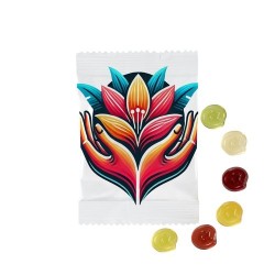 Bonbons gélifiés aux fruits en forme de @ – 250 unités