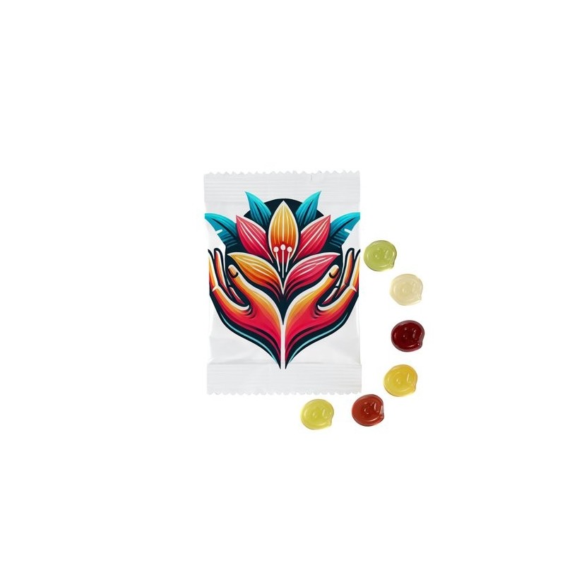 Bonbons gélifiés aux fruits en forme de @ – 250 unités