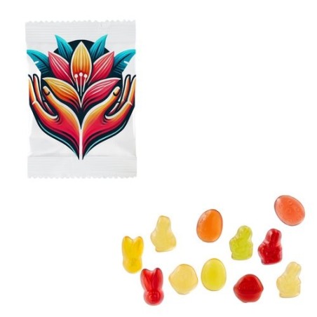Bonbons gélifiés Pâques aux fruits – 250 unités