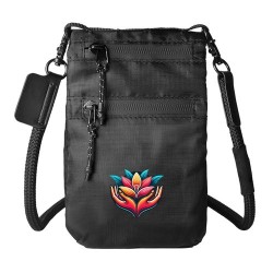 Étui pour téléphone et objets indispensables avec bandoulière