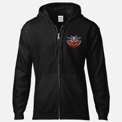 Sweat-shirt à capuche entièrement zippé Gildan®