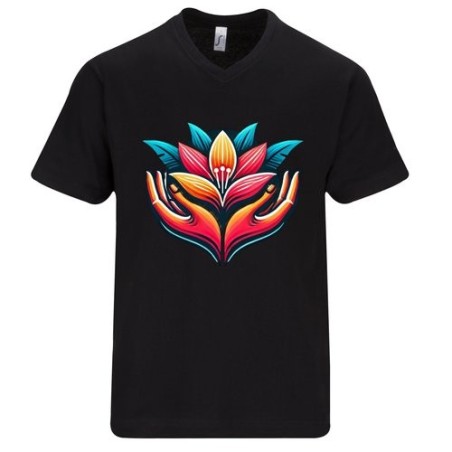 T-shirt homme à manches courtes et col en V Victory de Sol’s®