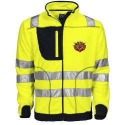 Veste polaire haute visibilité conforme à la norme EN ISO 20471 classe 3/2 de Projob