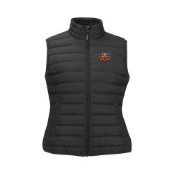 Doudoune sans manches compacte femme – Broderie