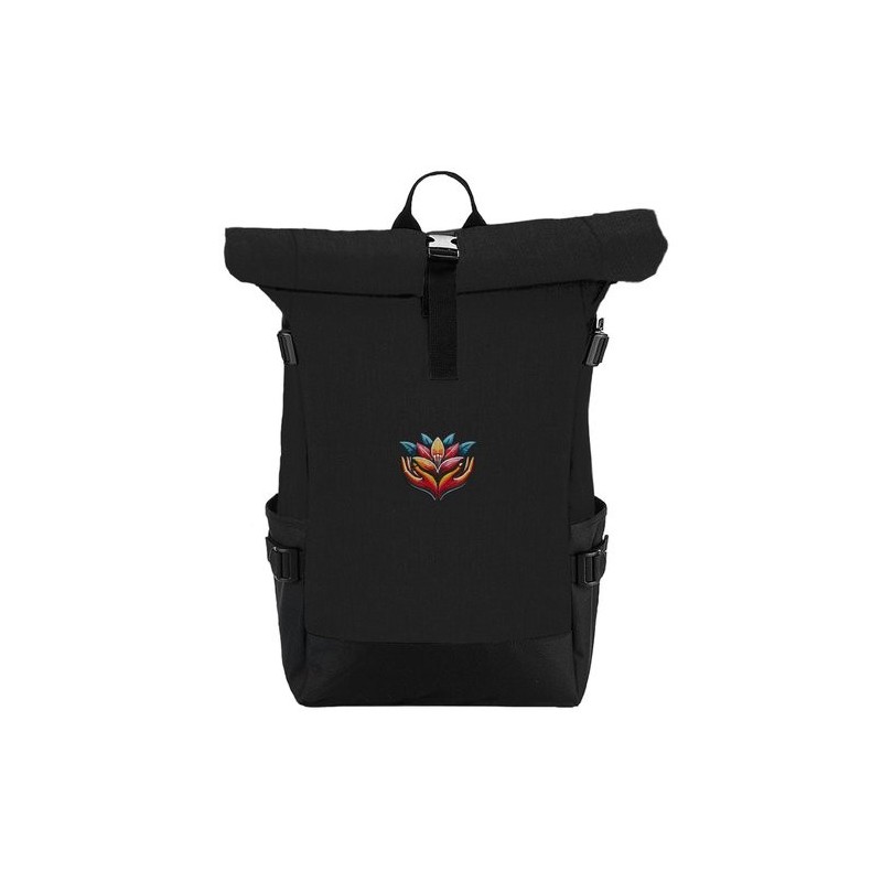 Sac à dos pour ordinateur 17" à fermeture repliable Block de BagBase®