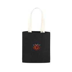 Sac fourre-tout en coton biologique EarthAware® Westford Mill® avec poignées contrastantes