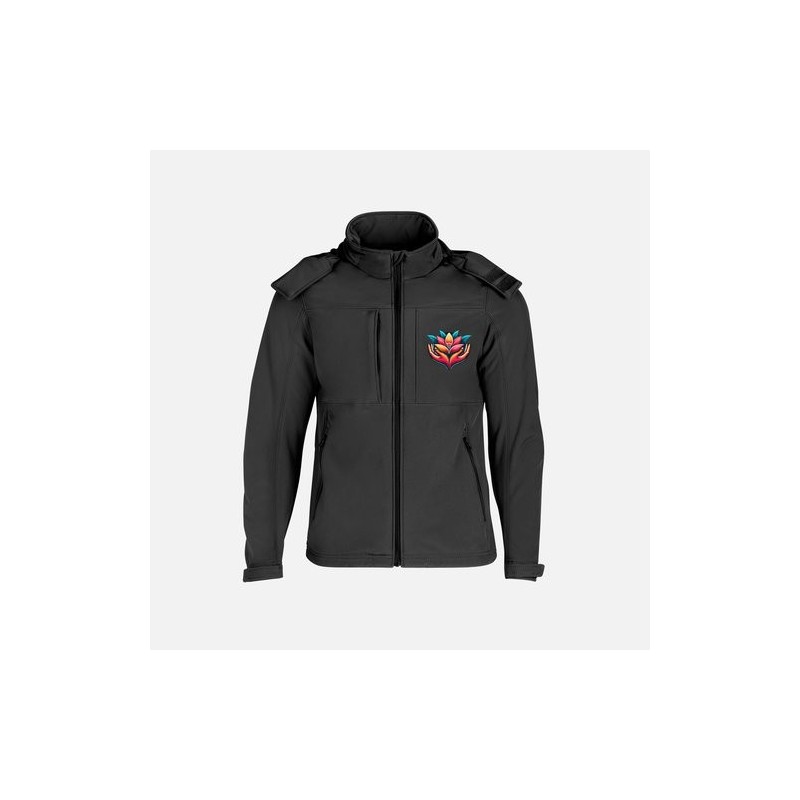 Veste Softshell à capuche B&C™