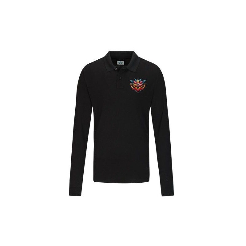 Polo homme piqué à manches longues CottoVer®