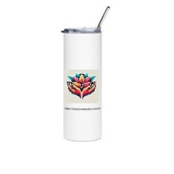 Mug paille Dama Flowers New