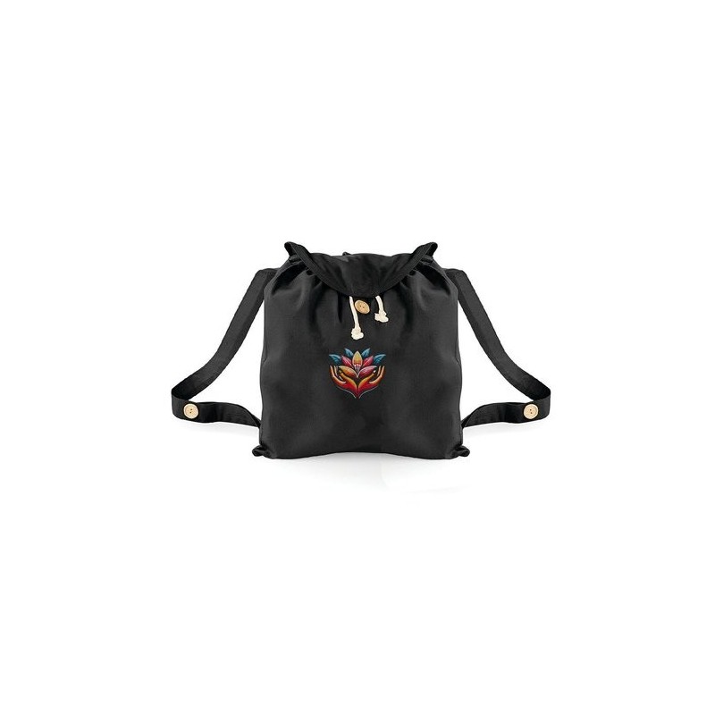 Sac à dos coulissant en coton biologique de Westford Mill® – 8 L