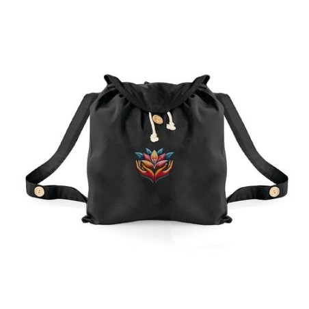 Sac à dos coulissant en coton biologique de Westford Mill® – 8 L