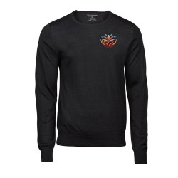 Pull à col rond en mélange de laine mérinos de Tee Jays®