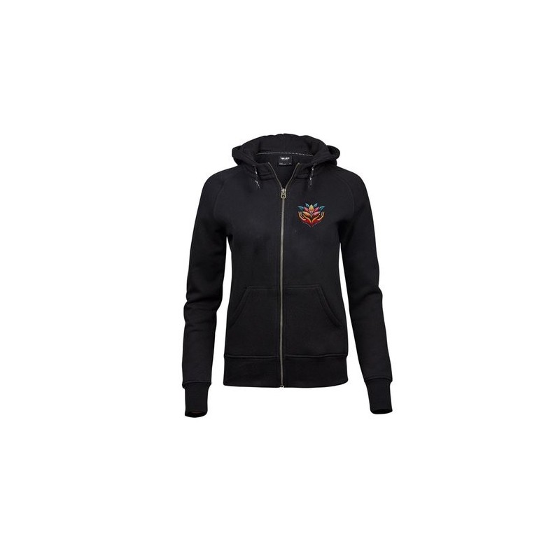 Sweat à capuche zippé Fashion de Tee Jays® pour femme