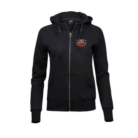 Sweat à capuche zippé Fashion de Tee Jays® pour femme