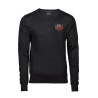 Pull à col en V en mélange de laine mérinos de Tee Jays®