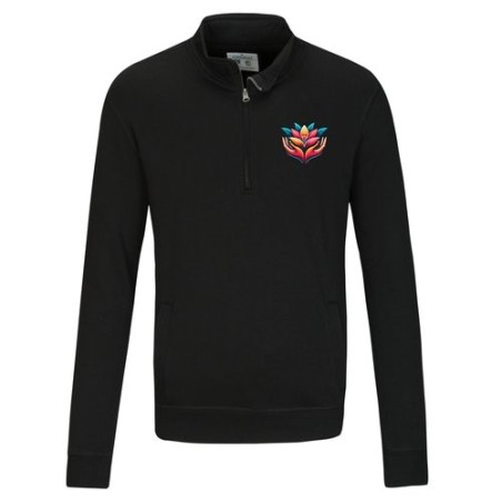 Pull unisexe à col zippé CottoVer®