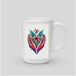 Mug Dama flower 3