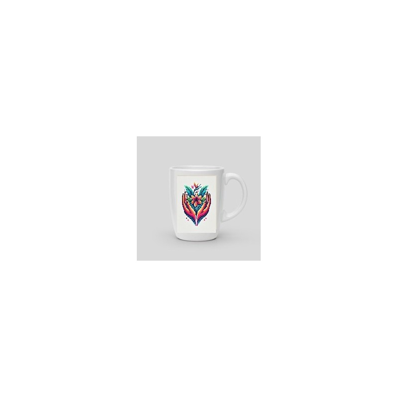 Mug Dama flower 3